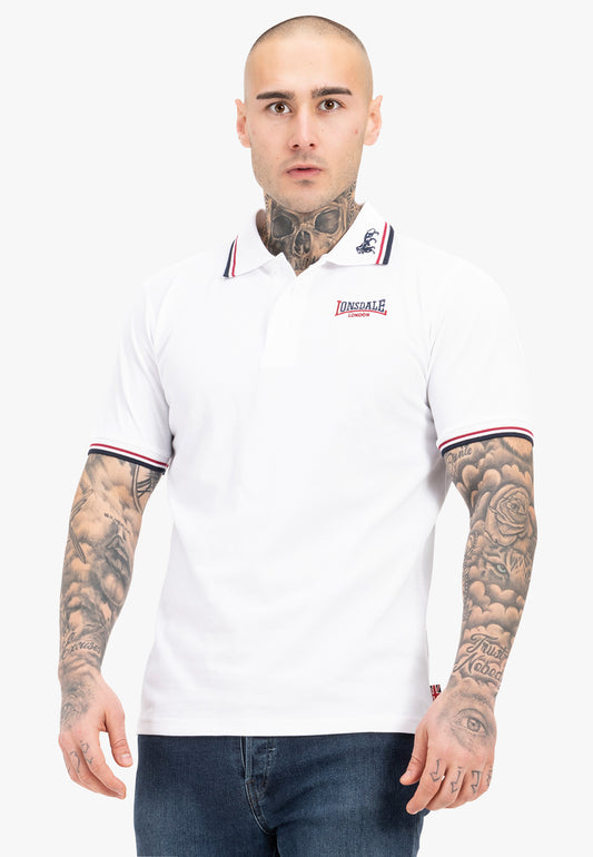 Lonsdale 110629 Lion Poloshirt Weiss