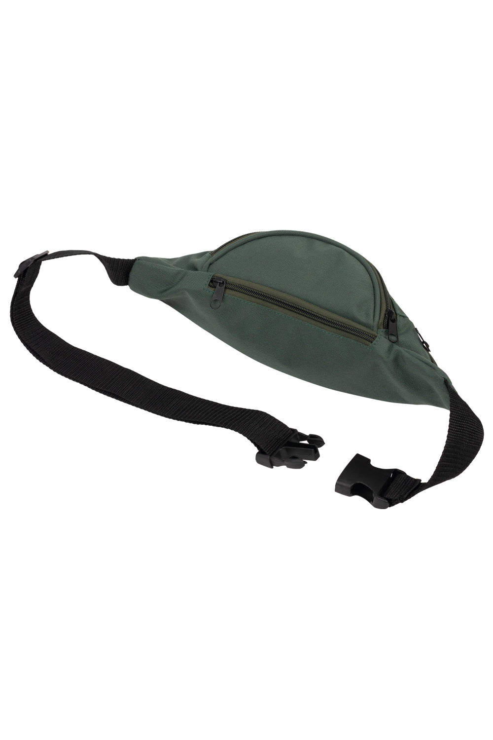 Lonsdale Hip Bag Oliv Gürteltasche mit weissem Logo und Reissverschlussfächern.