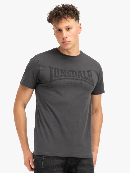 Lonsdale 111132 Logo Kai  T-Shirt - Anthracite
