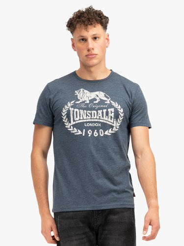 Lonsdale 111139 Ollie T-Shirt - Marl Navy