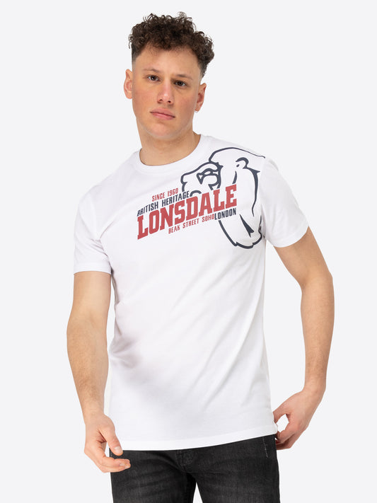 Lonsdale 111273 Walkley T-Shirt Weiss