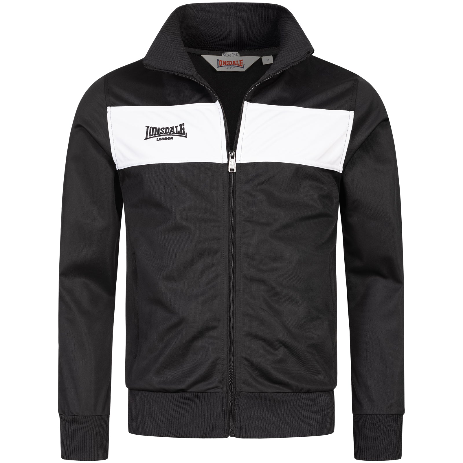 Lonsdale 111302 Alnwick Trikot Jacke Schwarz/Weiss