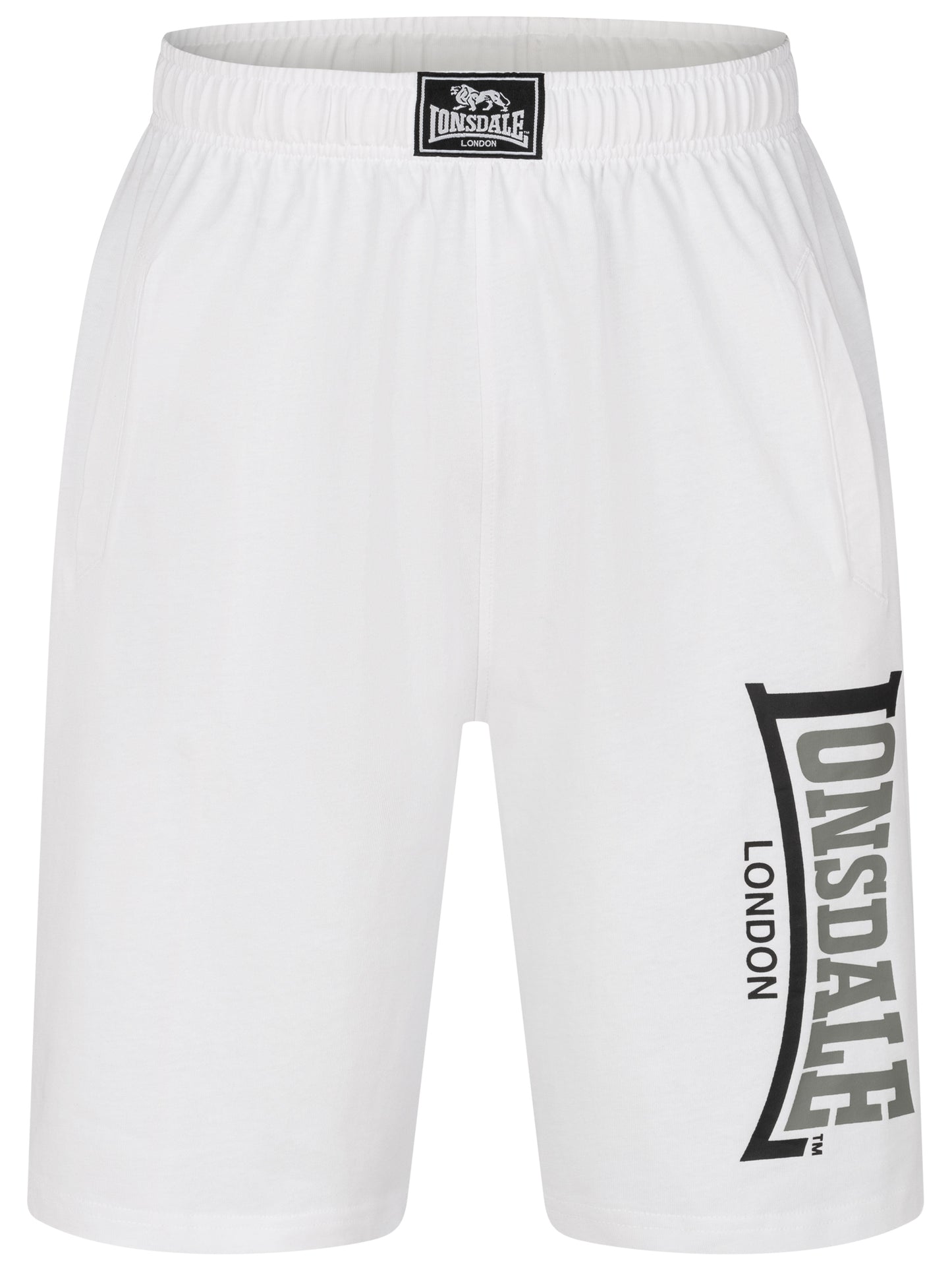 Lonsdale 112062 Logo Jam Shorts Weiss