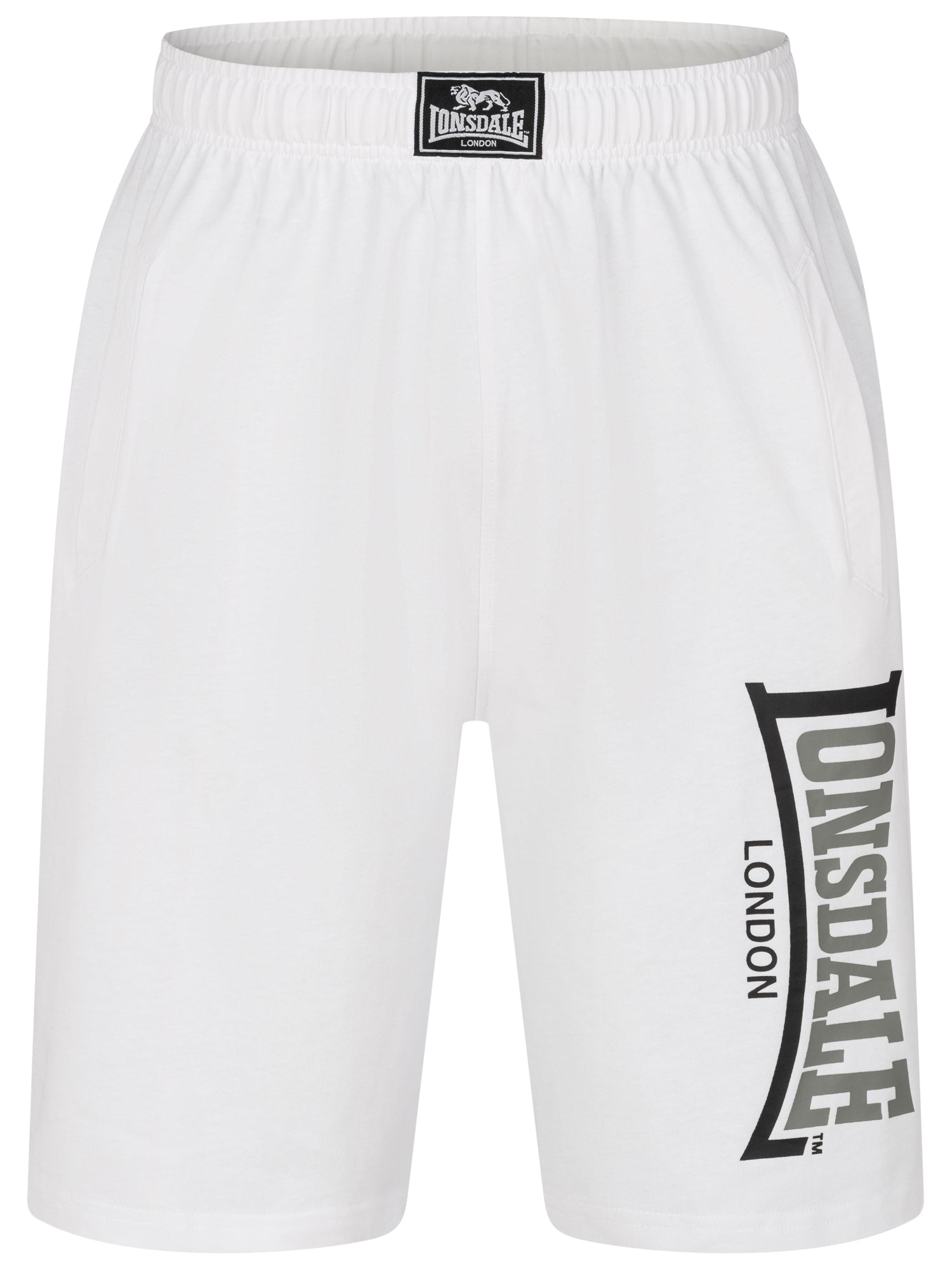 Lonsdale 112062 Logo Jam Shorts Weiss