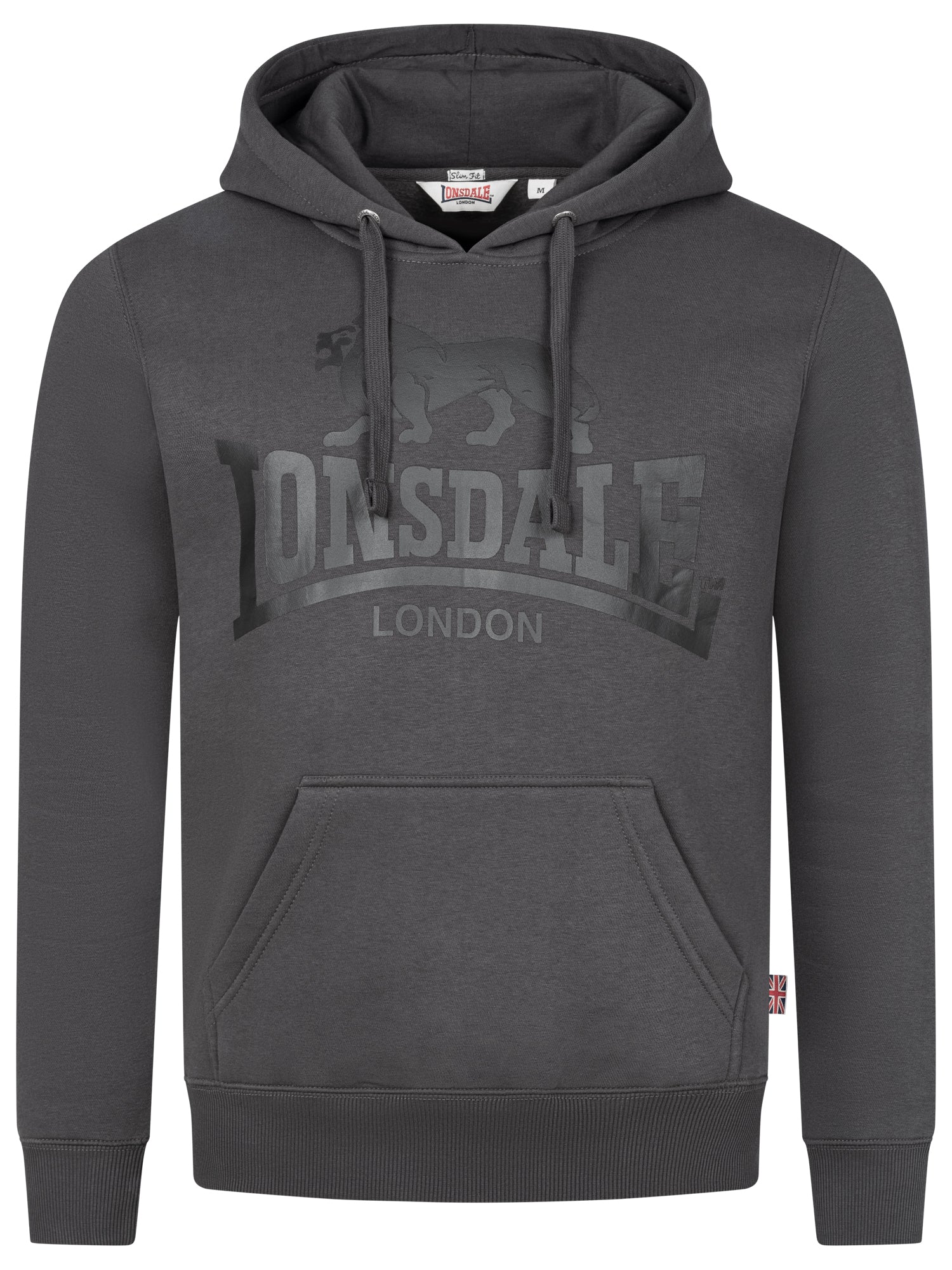 Lonsdale 113027 Go Sport 2 Kapuzensweatshirt Anthracite