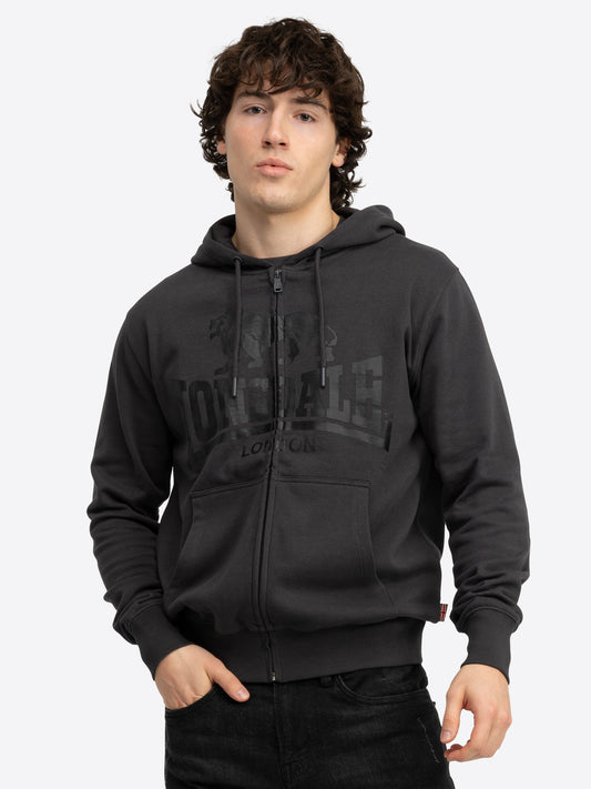 Lonsdale 113096 Krafty Kapuzensweatjacke  Anthracite