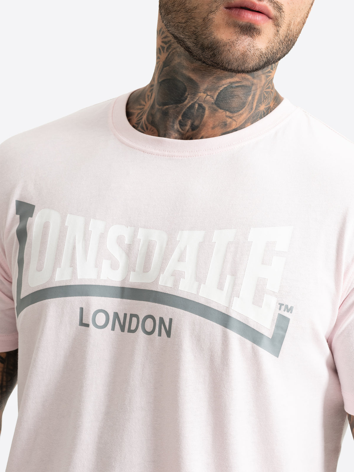 Kultiges Lonsdale London Streetwear T-Shirt in Rosa
