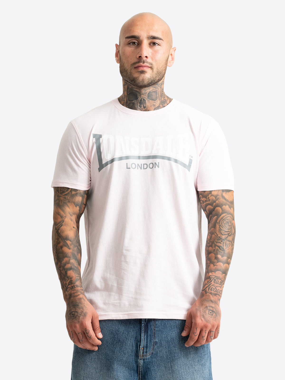 Kultiges Lonsdale London Streetwear T-Shirt in Rosa
