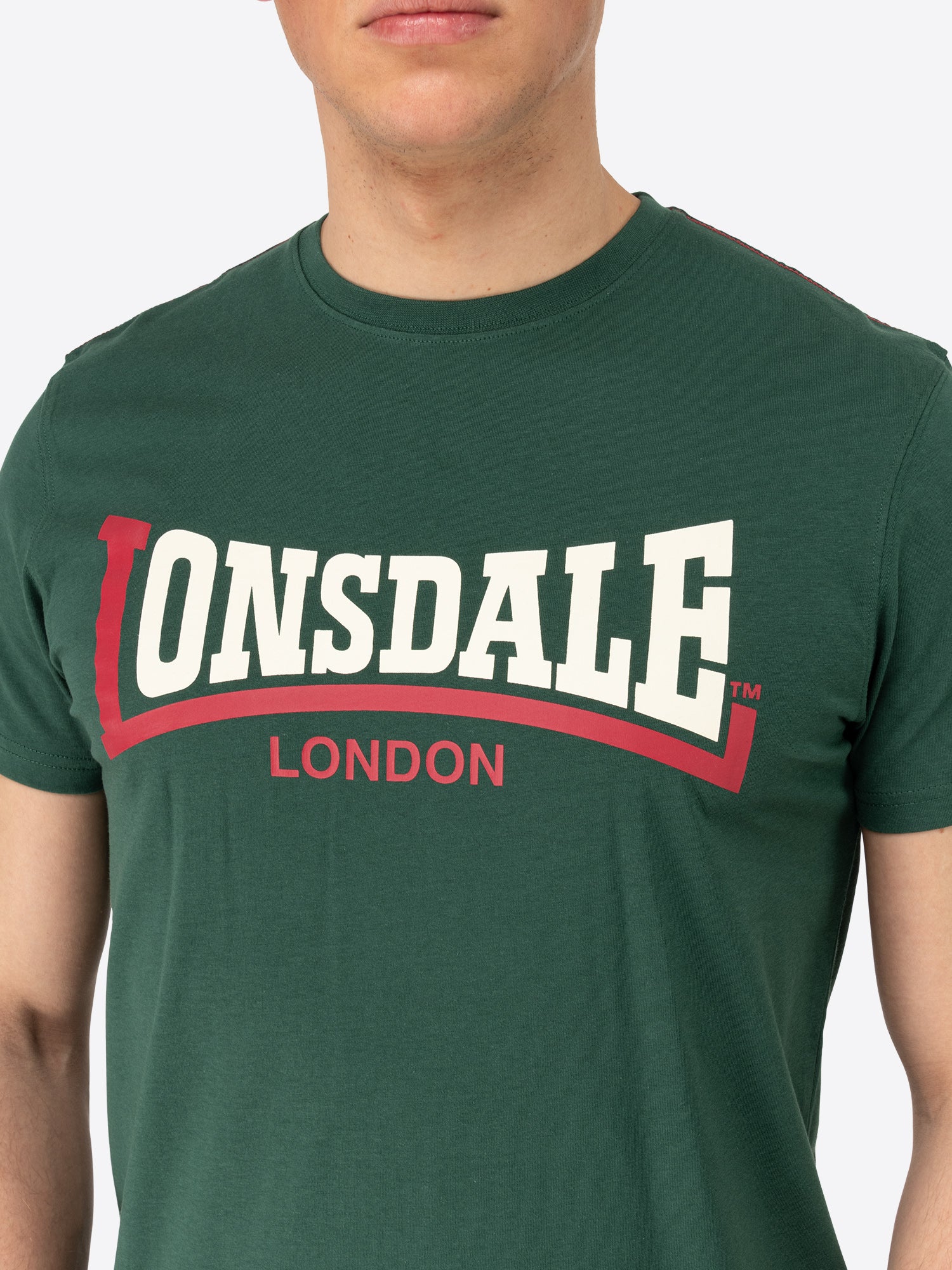 Lonsdale 113170 Two Tone T-Shirt Grün