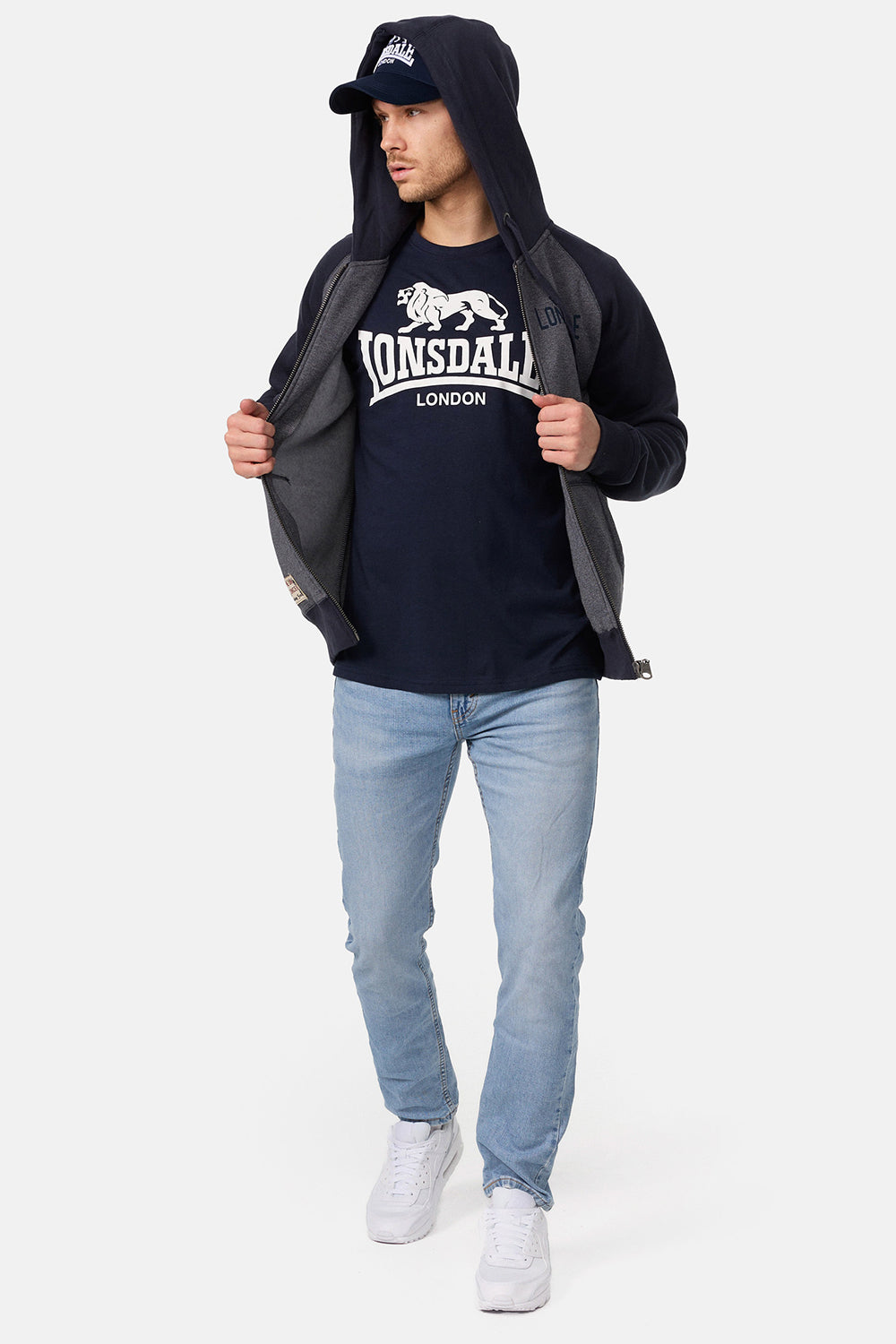 Lonsdale 113333 Slough Sweatshirt Navy