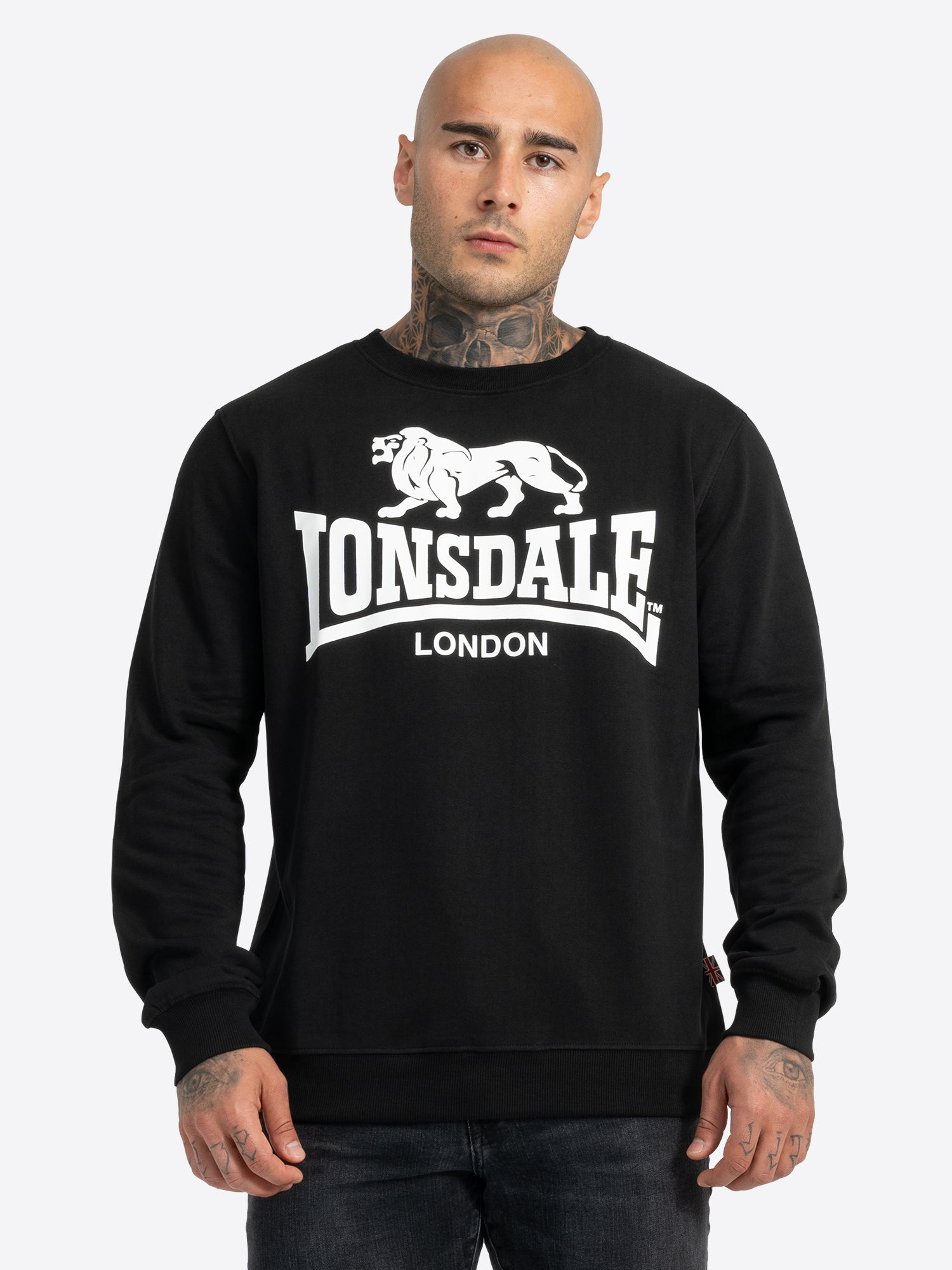 Lonsdale 113374 Go Sport Sweatshirt Schwarz