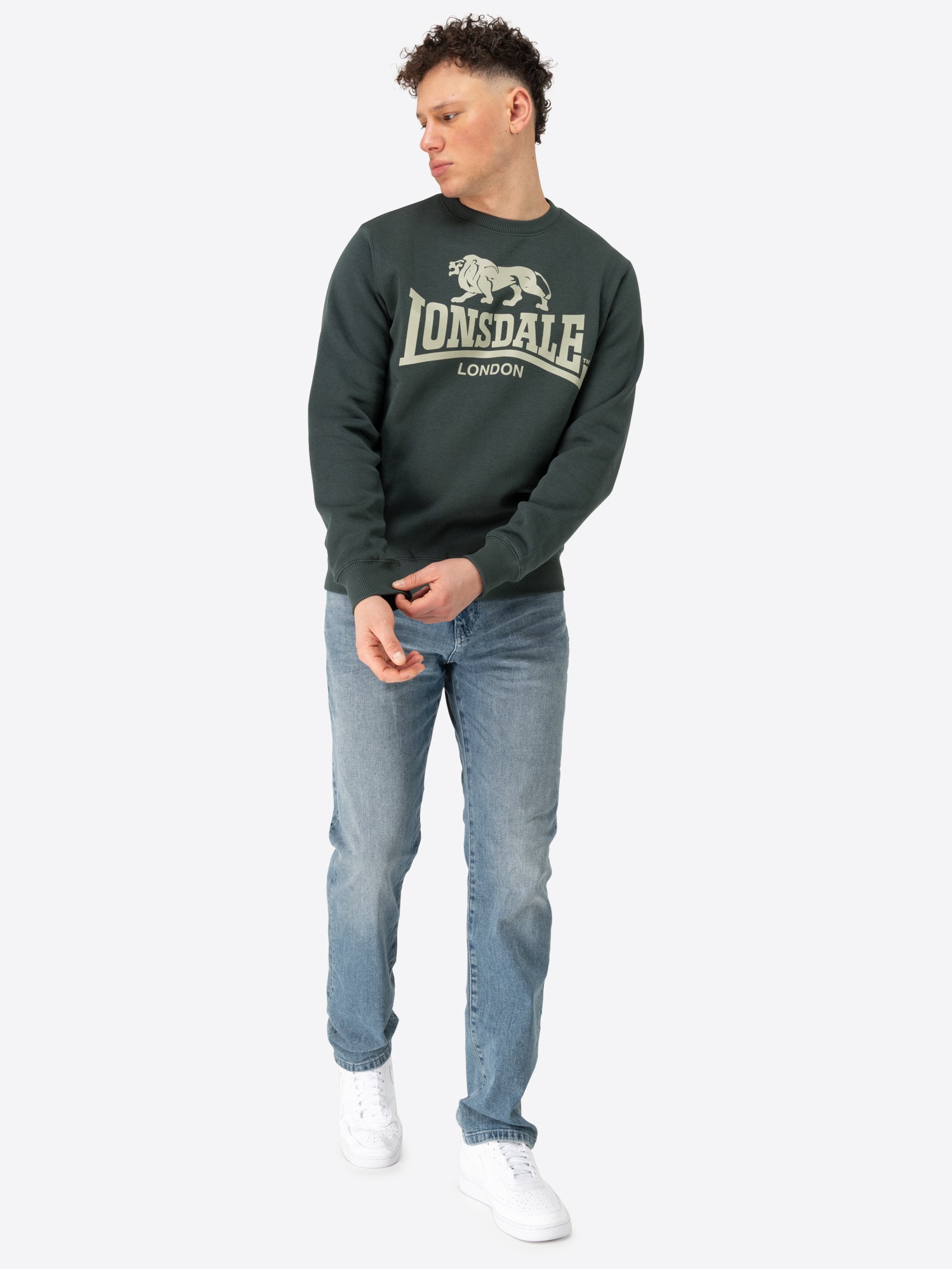 Lonsdale 113374 Go Sport Sweatshirt Grün