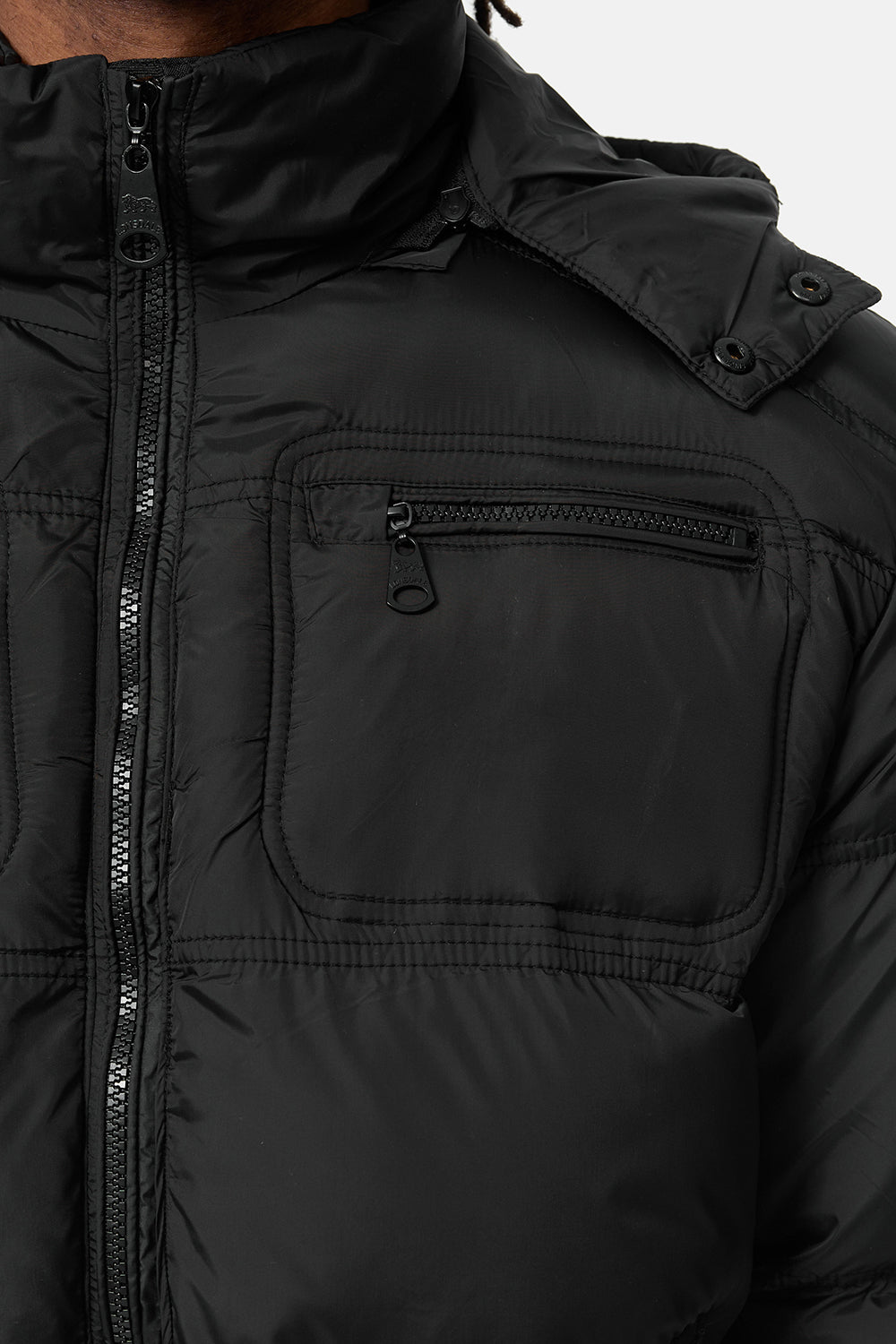 Lonsdale 113662 Kellan Kupuzenswinterjacke Schwarz