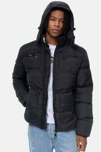 Lonsdale 113662 Kellan Kupuzenswinterjacke Schwarz
