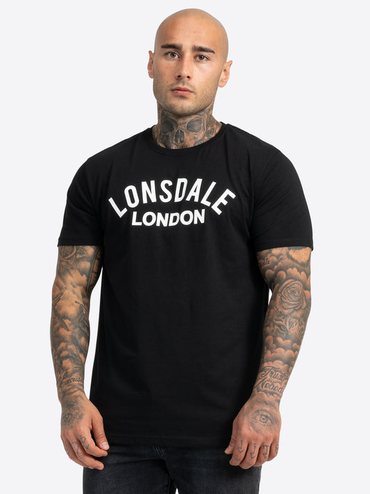 Lonsdale 113808 Bradfield T-Shirt Schwarz