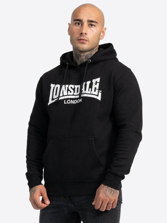Lonsdale 113863 Wolterton Kapuzensweatshirt Schwarz