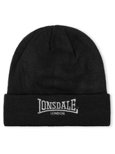 Laden Sie das Bild in den Galerie-Viewer, Lonsdale 113876 Dundee Beanie Schwarz
