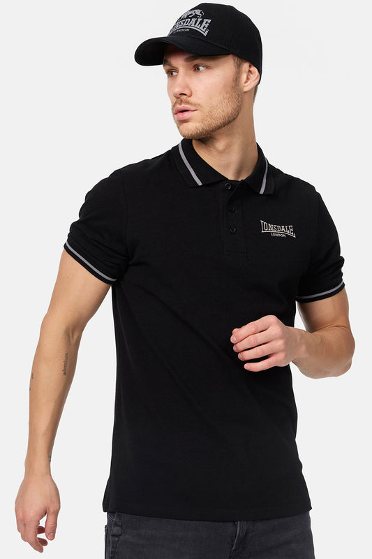 Lonsdale 113923 Cuaston Poloshirt Schwarz