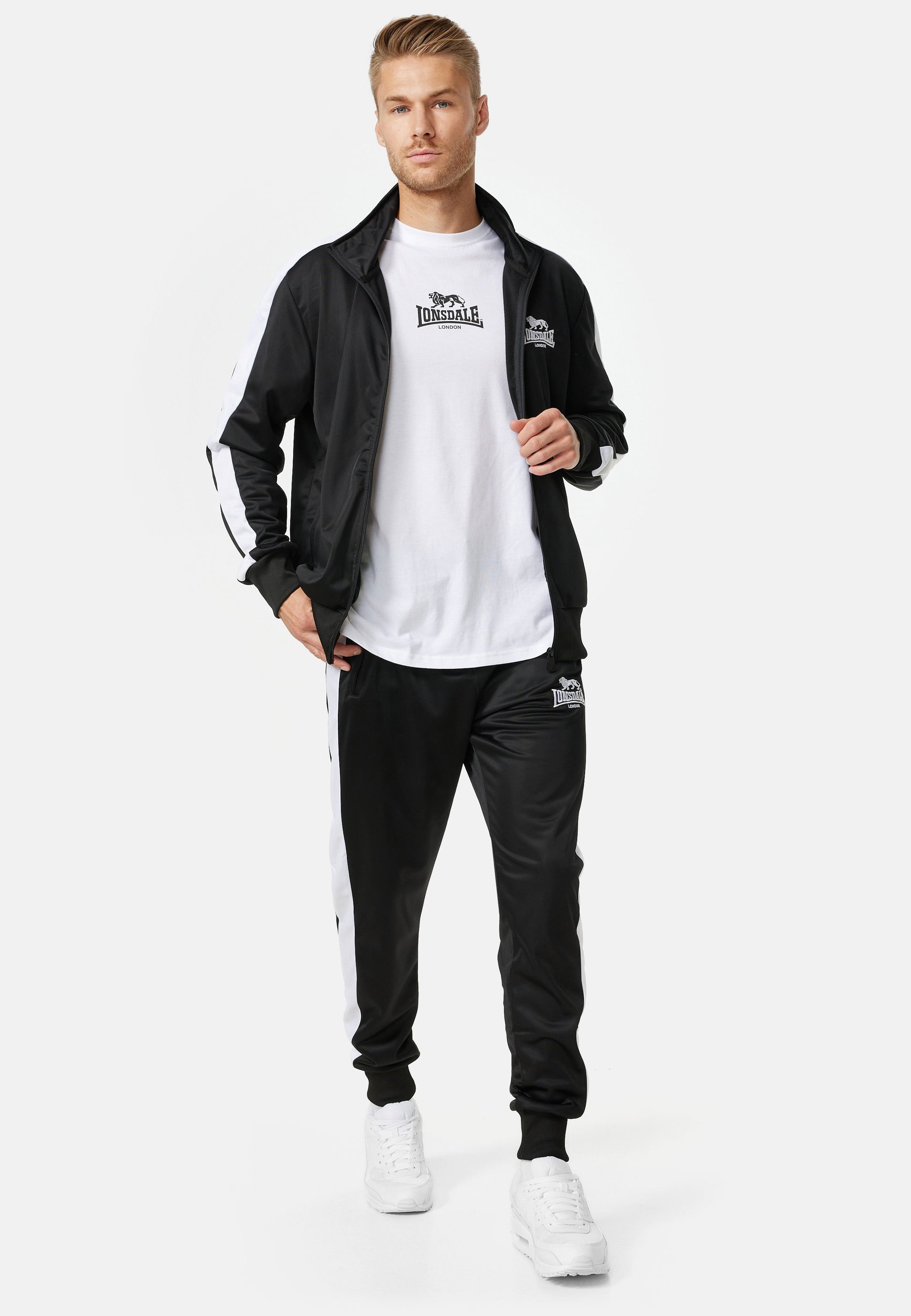Lonsdale 113952 Pember Jogginganzug Schwarz