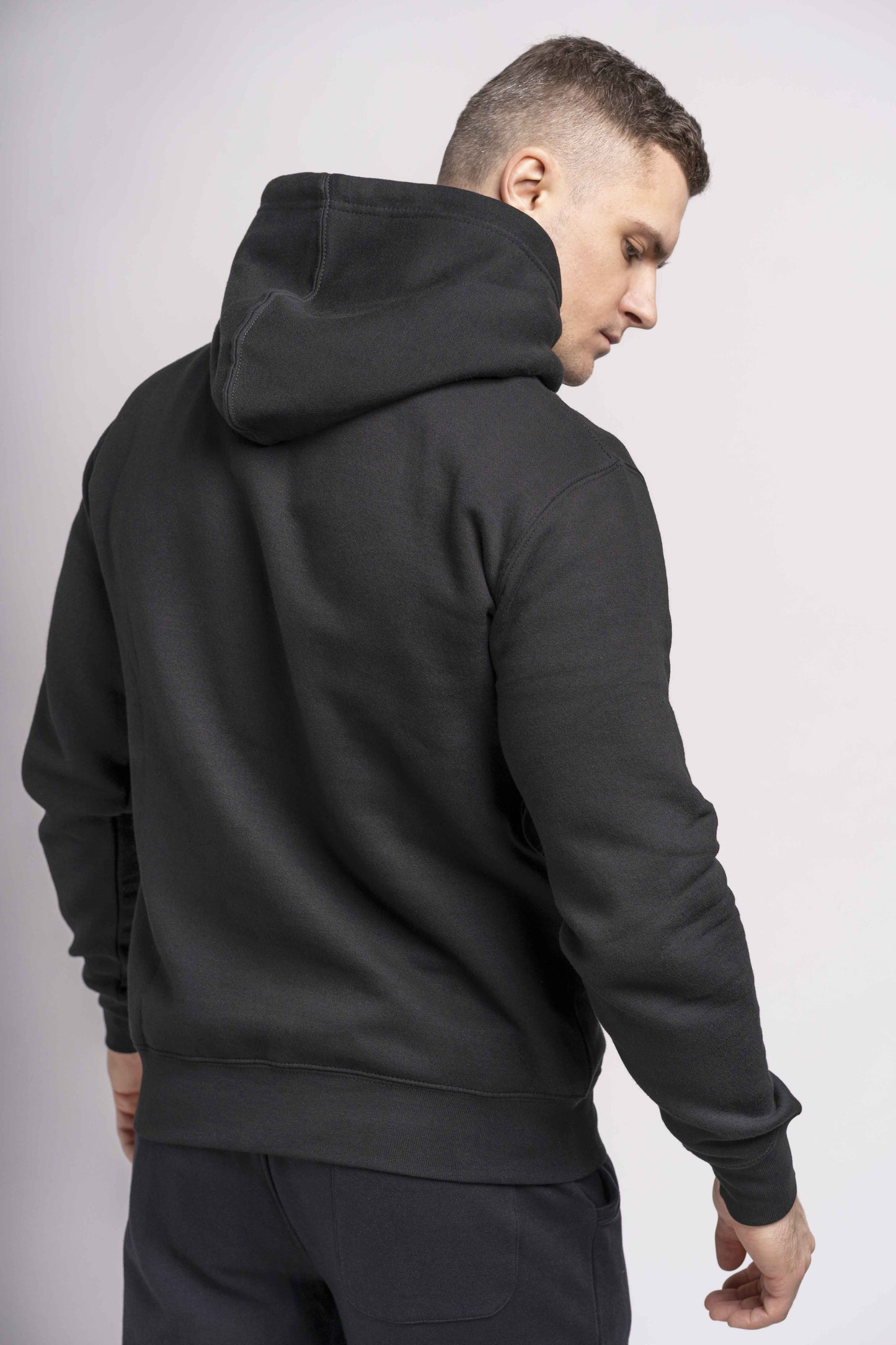 Lonsdale 114073 Linford Kapuzen Sweatshirt Schwarz