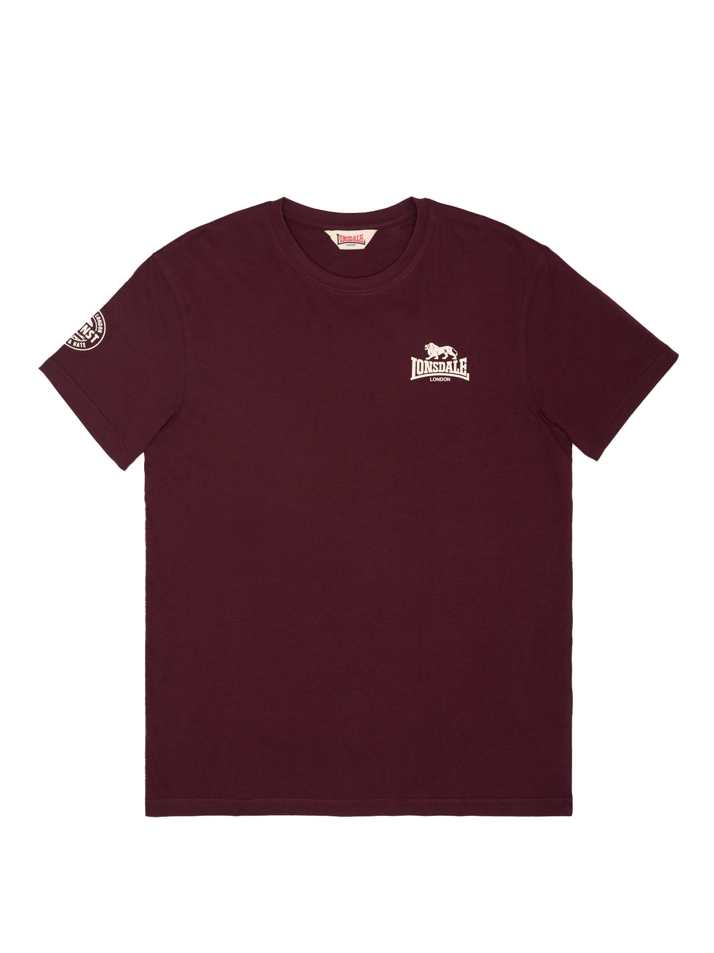Lonsdale 114074 Warlingham T-Shirt Oxblood