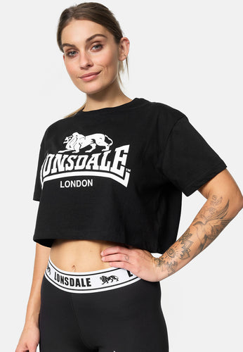Lonsdale London 114075  Ladies Gutch Common T-Shirt Schwarz