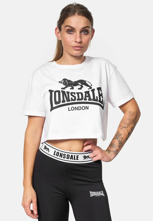 Lonsdale London 114075  Ladies Gutch Common T-Shirt Weiss