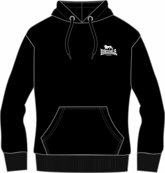 Lonsdale 114085 Talmine Kapuzenpullover Schwarz