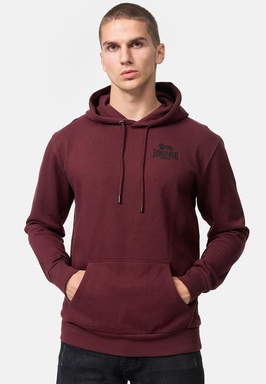 Lonsdale 114085 Talmine Kapuzenpullover Oxblood