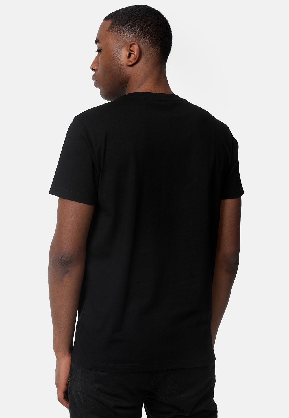 Lonsdale 114099 Kelso Doppelpack T-Shirt Schwarz/Schwarz
