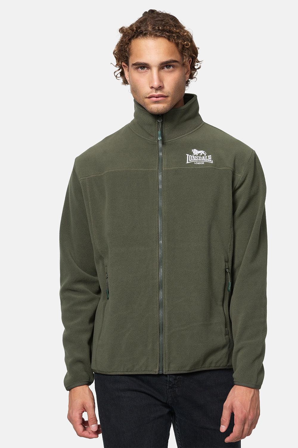 Lonsdale 114103 Ardgour Fleecejacke Olive
