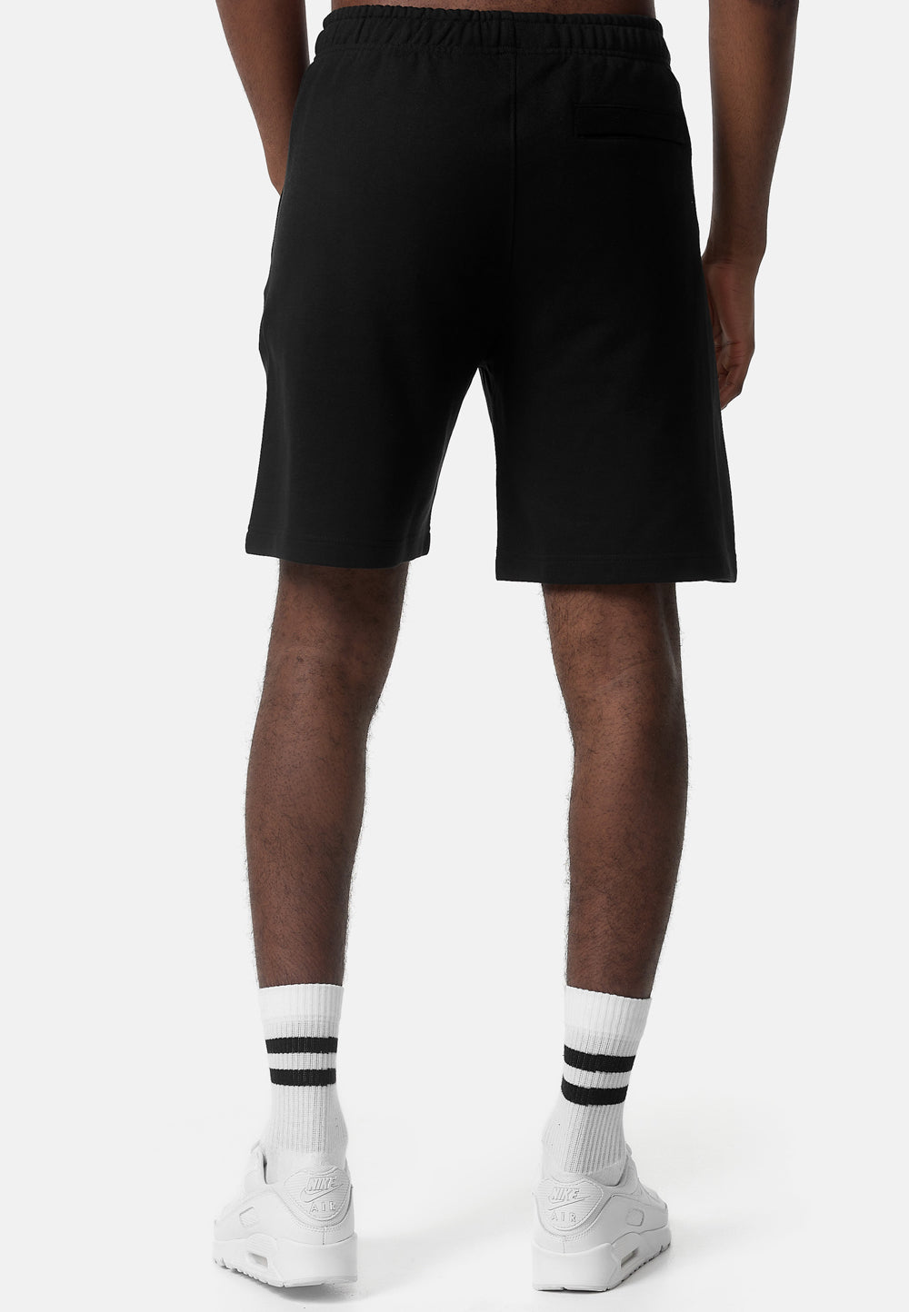 Rückseite der Lonsdale Dromore Shorts mit dezenter Paspeltasche.