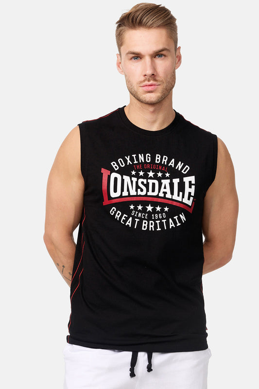 Lonsdale 114758 St. Agnes Singlet Schwarz