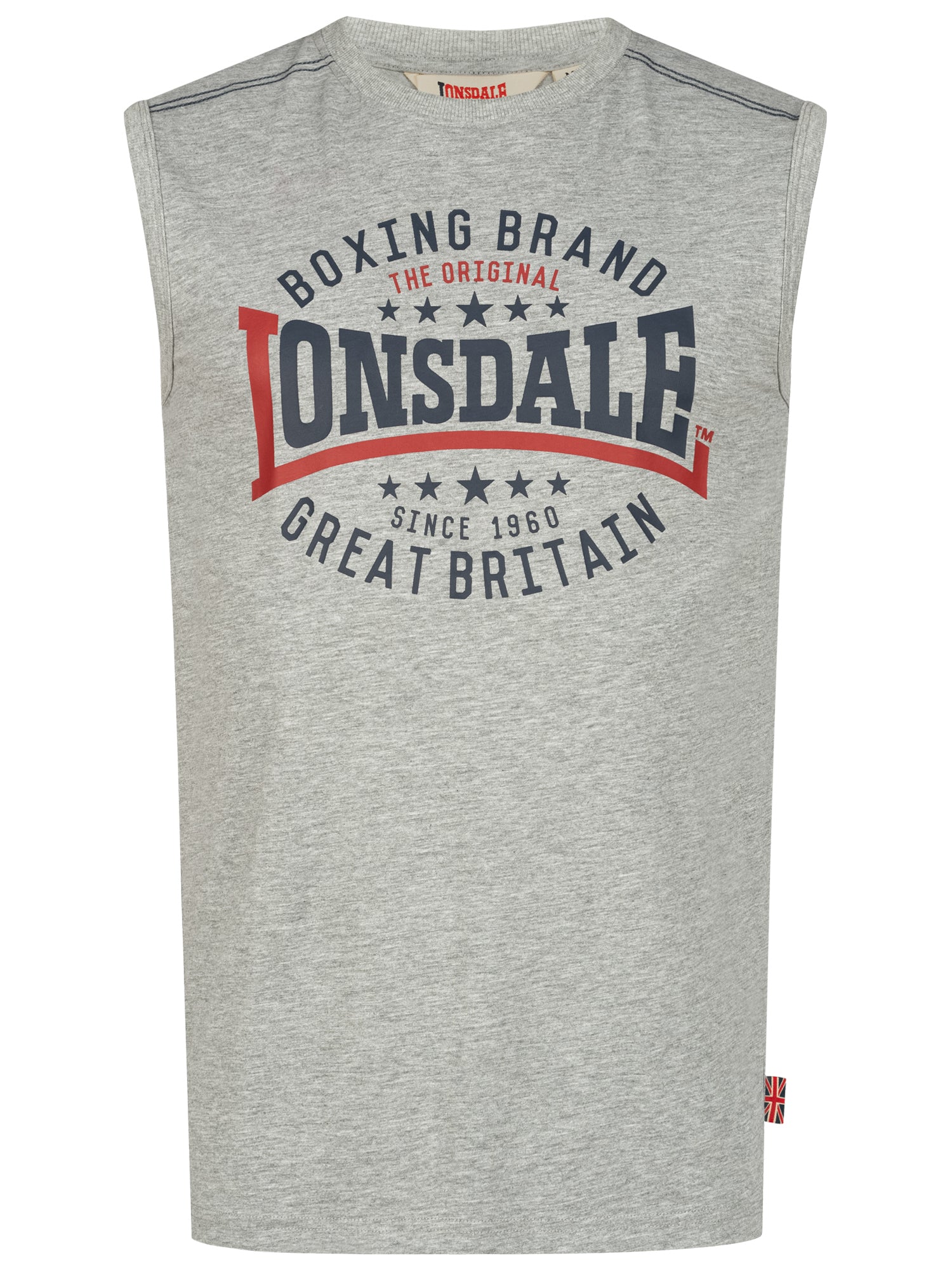 Lonsdale 114758 St. Agnes Singlet Marl Grey