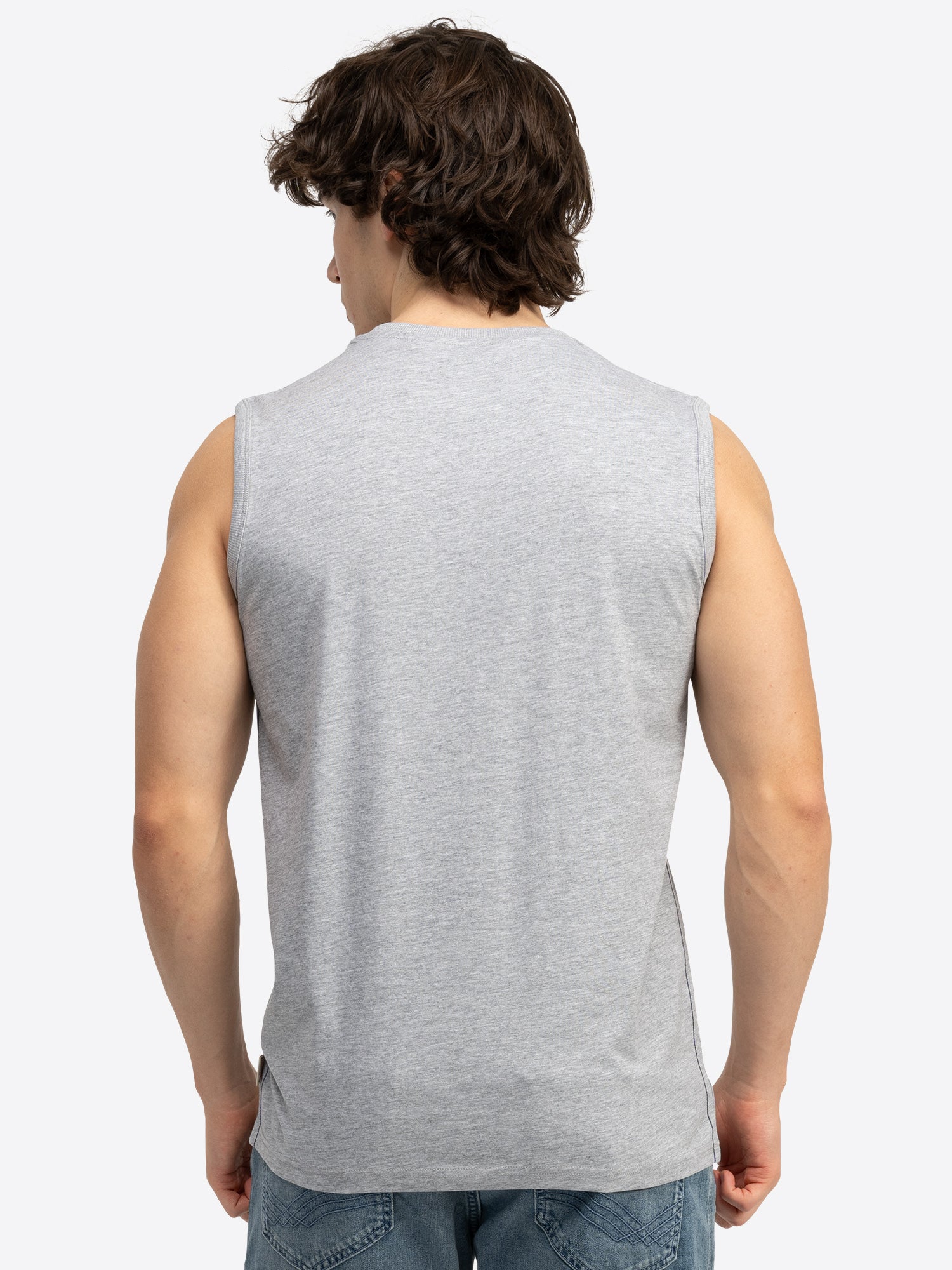Lonsdale 114758 St. Agnes Singlet Marl Grey