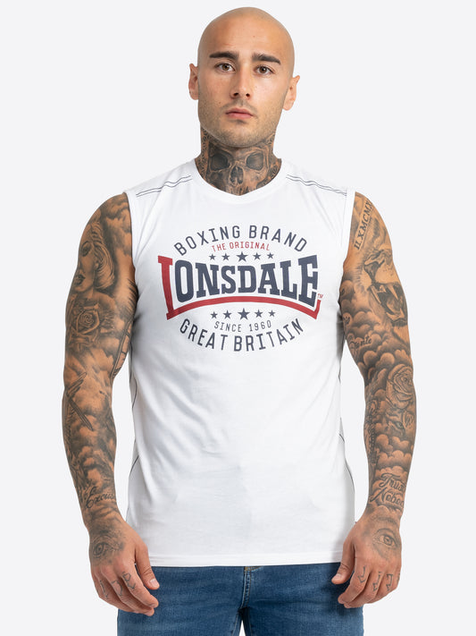 Lonsdale 114758 St. Agnes Singlet Weiss
