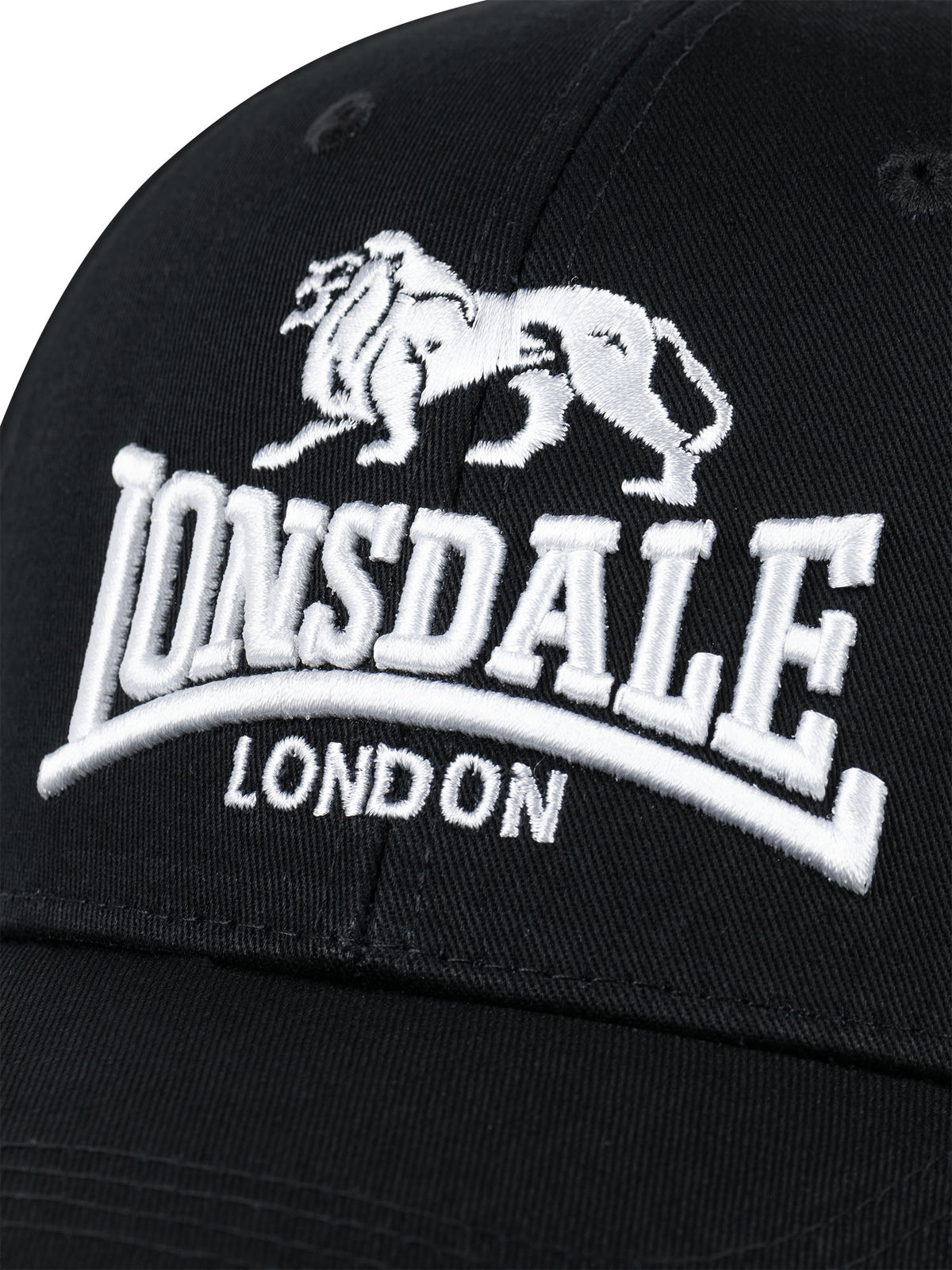 Lonsdale 114961  Cap Salford Schwarz