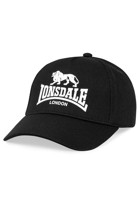 Lonsdale Kappe Schwarz Frontansicht