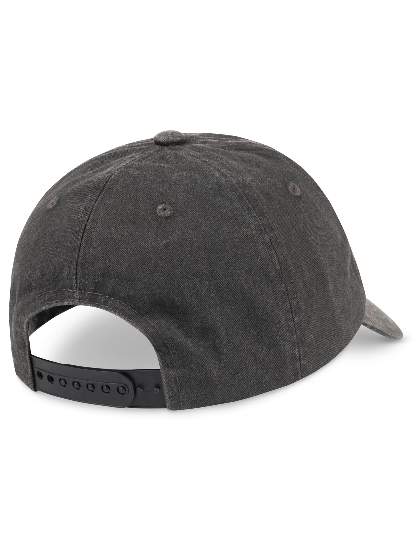 Rückseite der grauen Lonsdale Eastburn Cap mit verstellbarem Snapback-Verschluss zur individuellen Weitenregulierung.
