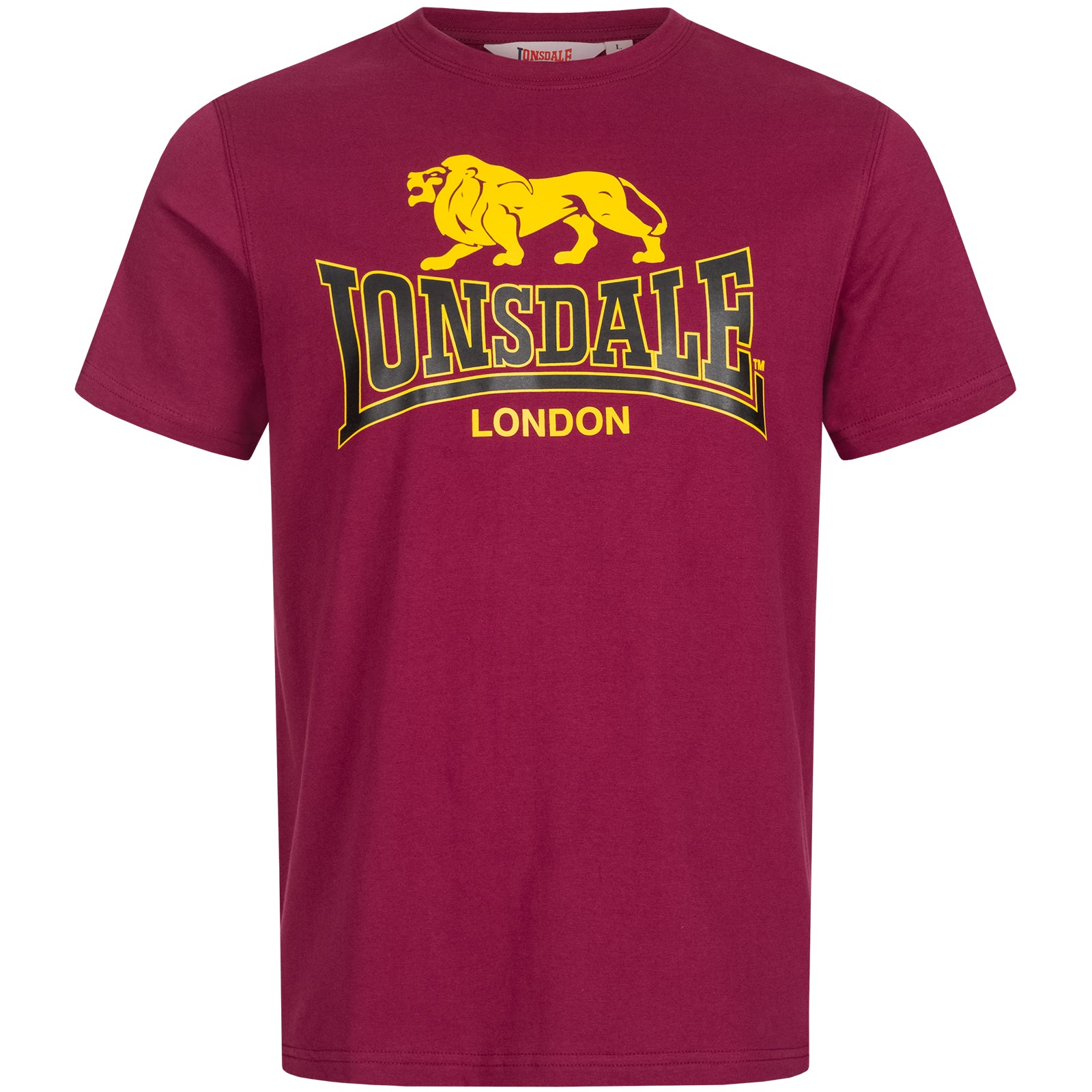 Lonsdale T-Shirt mit zweifarbigem Logodruck