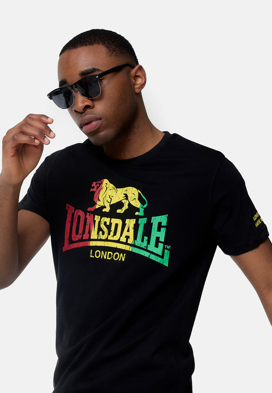 Lonsdale 115078 Freedom T-Shirt - Schwarz