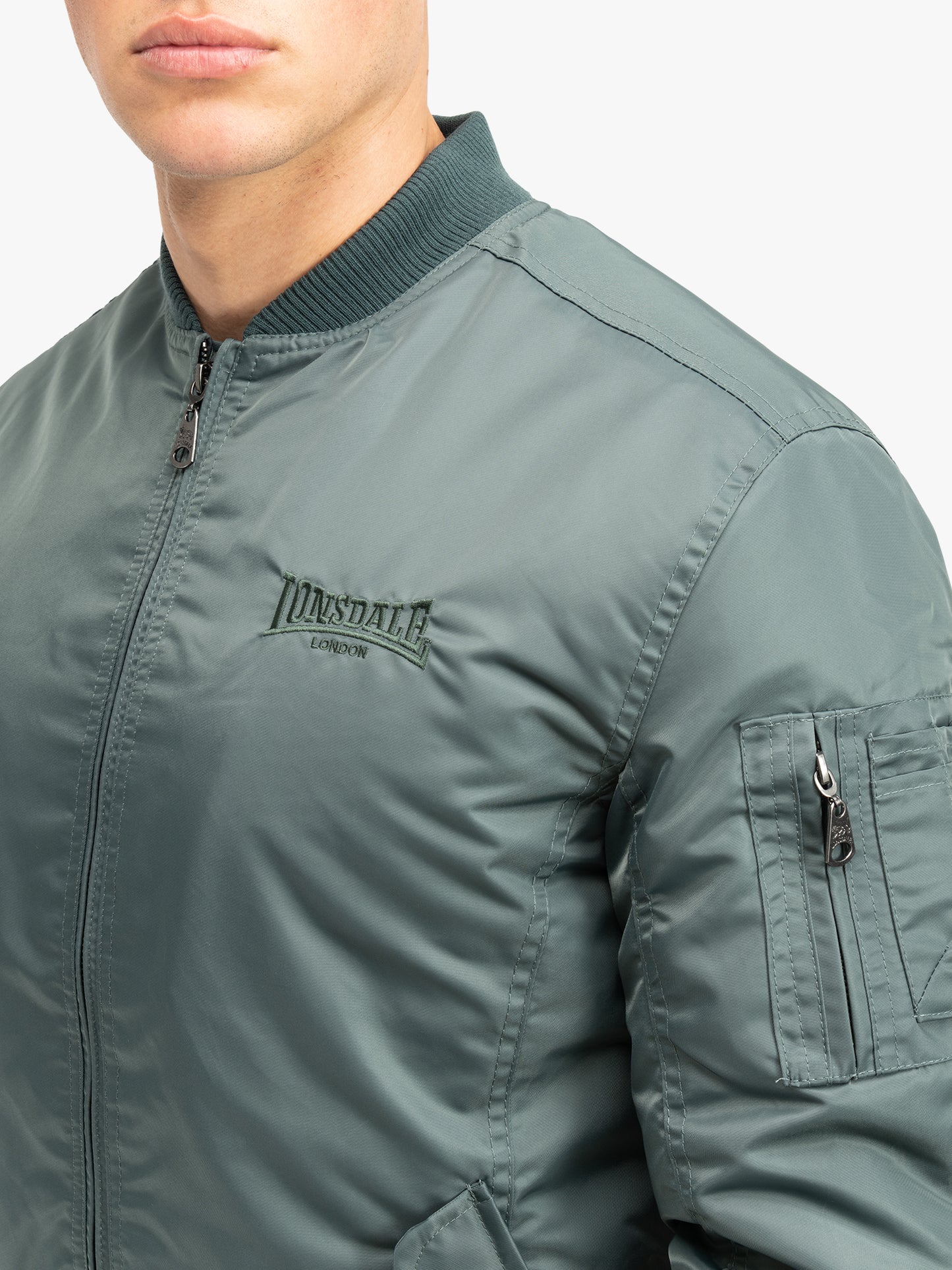 Lonsdale 115083 Poolstock Bomberjacke Olive