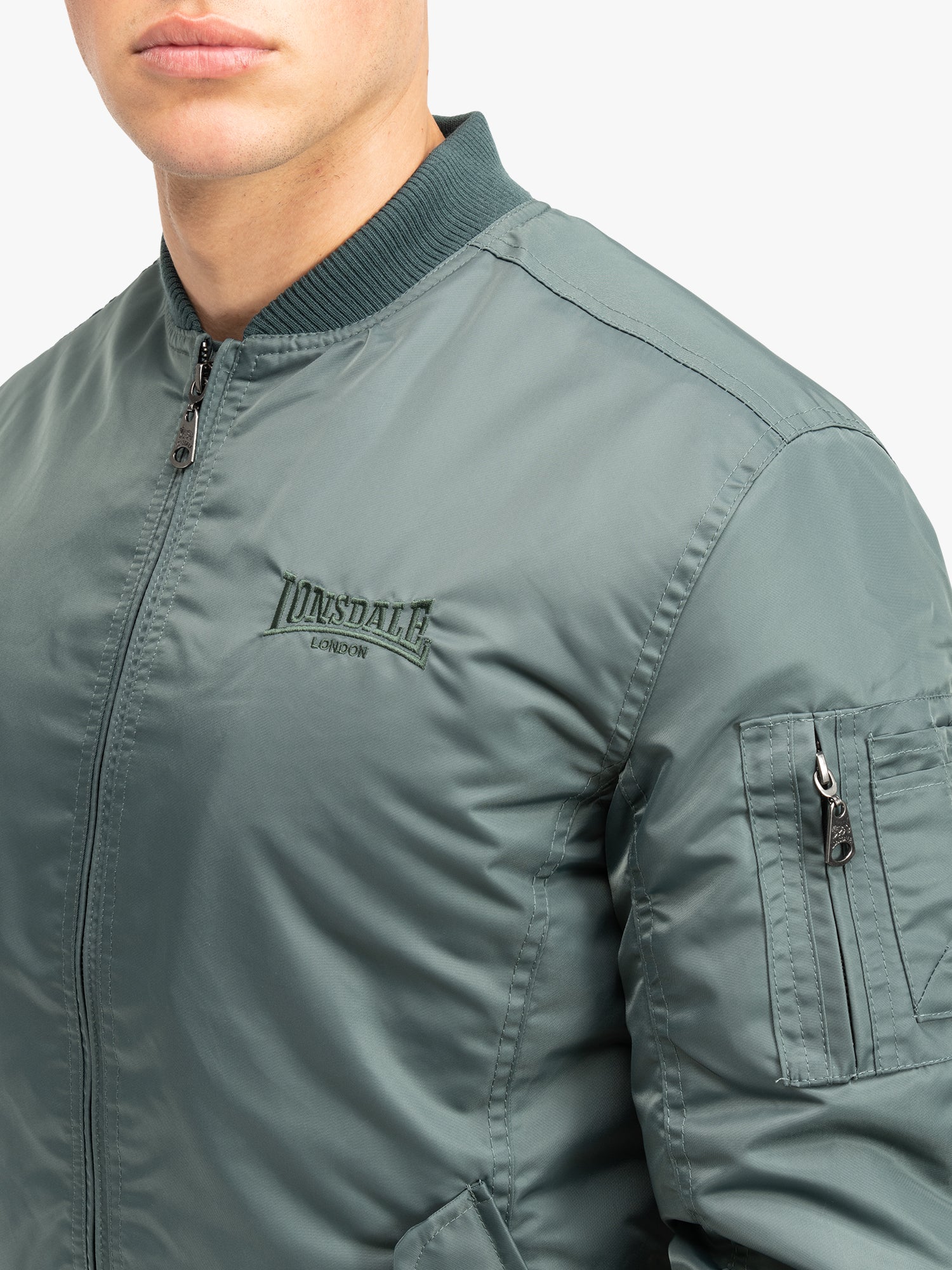 Lonsdale 115083 Poolstock Bomberjacke Olive