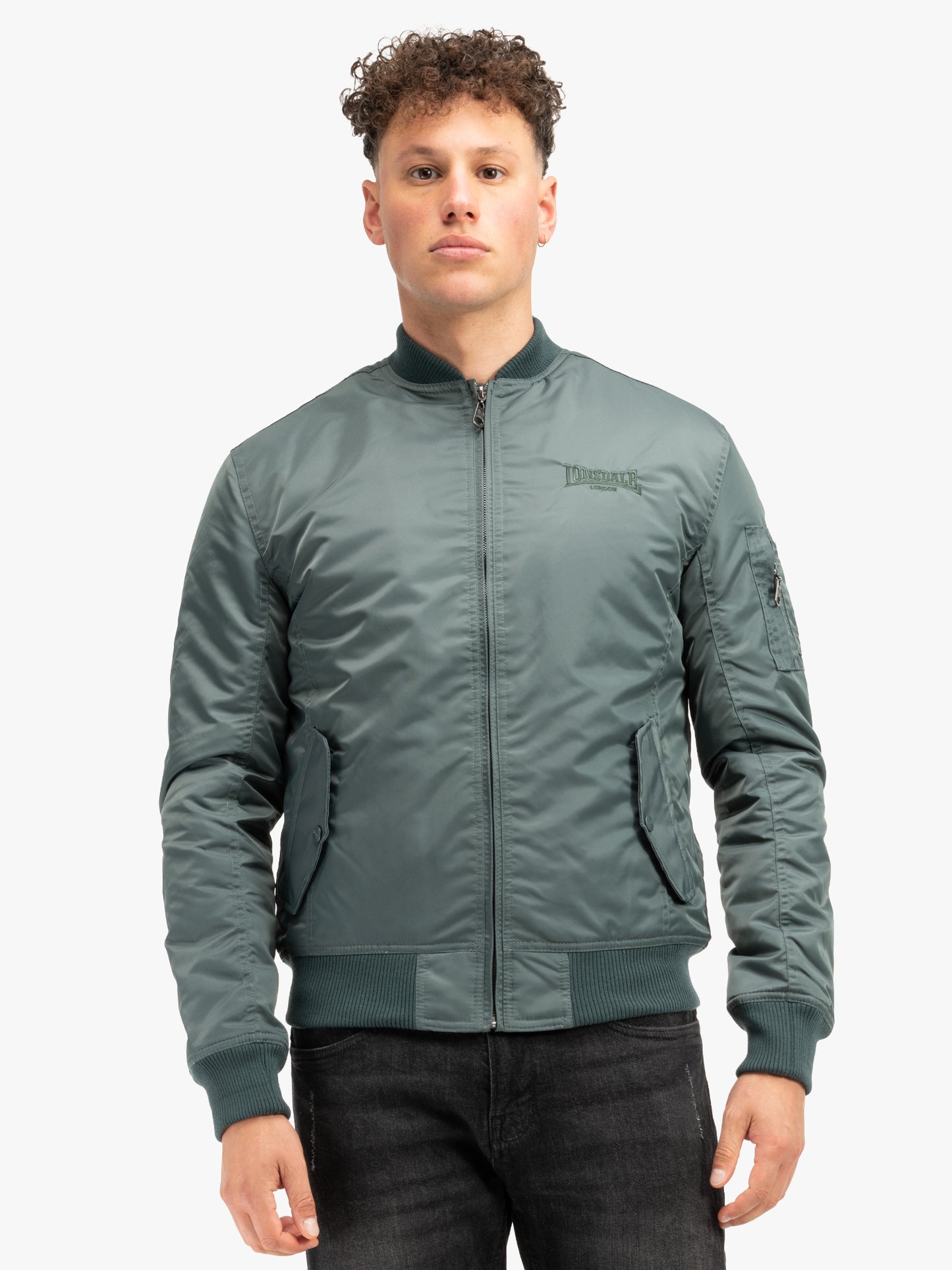 Lonsdale 115083 Poolstock Bomberjacke Olive