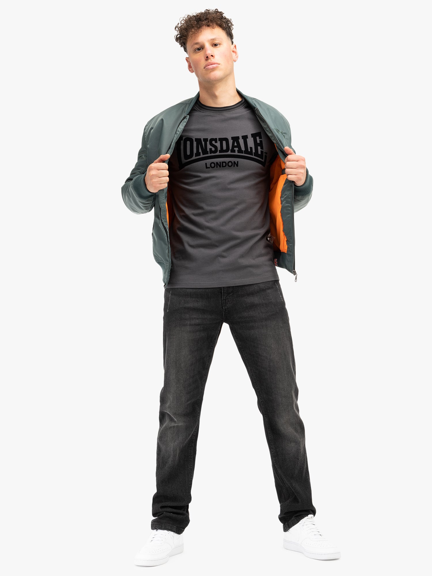 Lonsdale 115083 Poolstock Bomberjacke Olive
