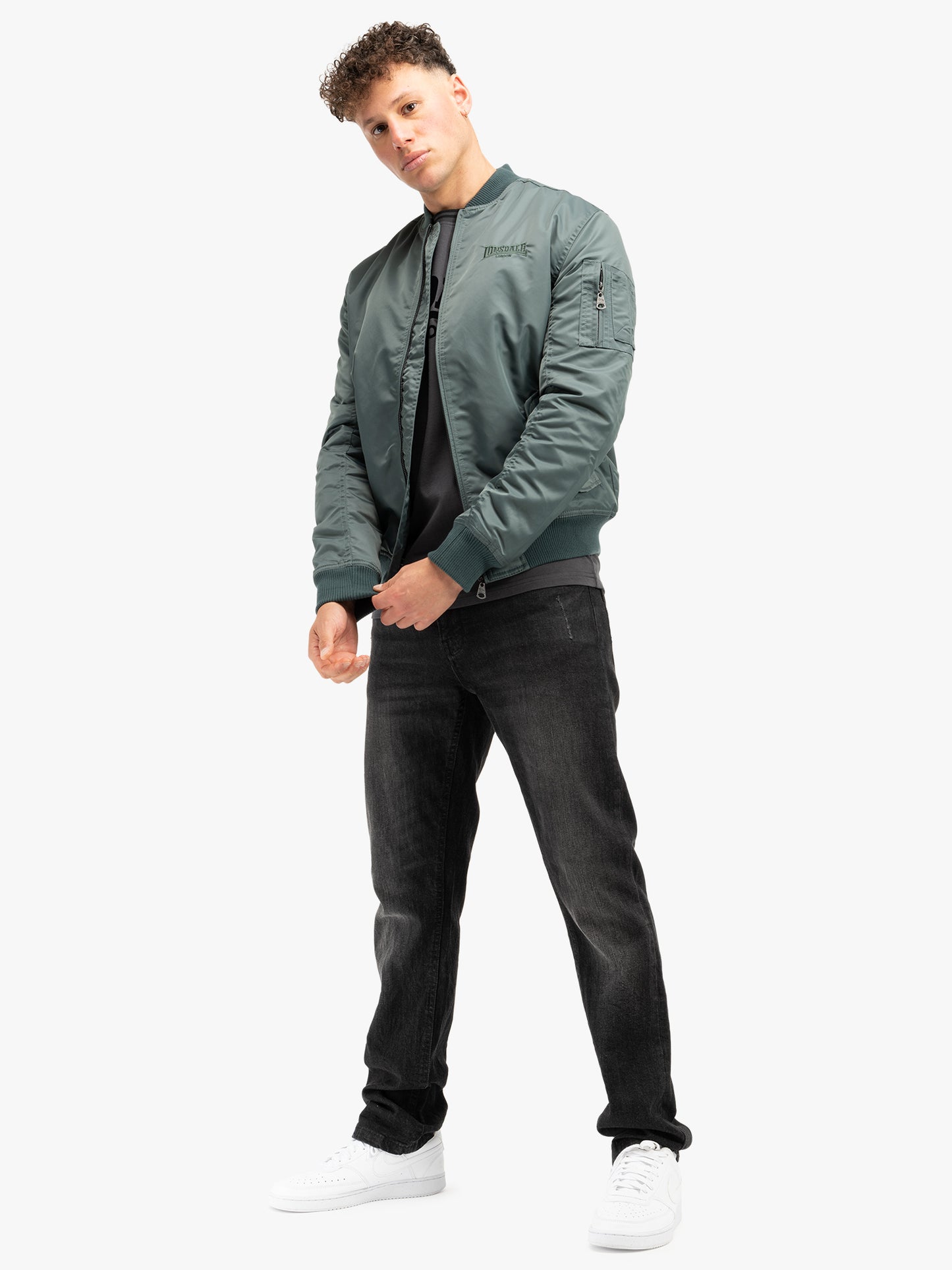 Lonsdale 115083 Poolstock Bomberjacke Olive