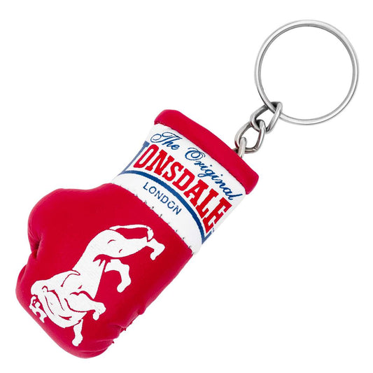 Lonsdale 116001 Mini Boxing Gloves Keyring Rot