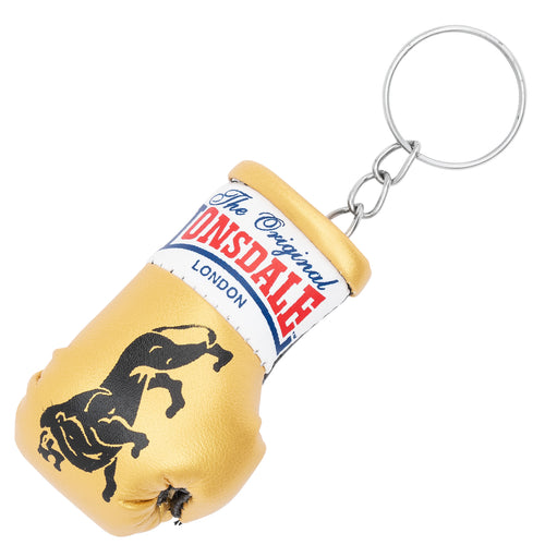 Lonsdale 116001 Mini Boxing Gloves Keyring Gold