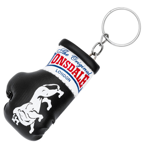Lonsdale 116001 Mini Boxing Gloves Keyring Schwarz