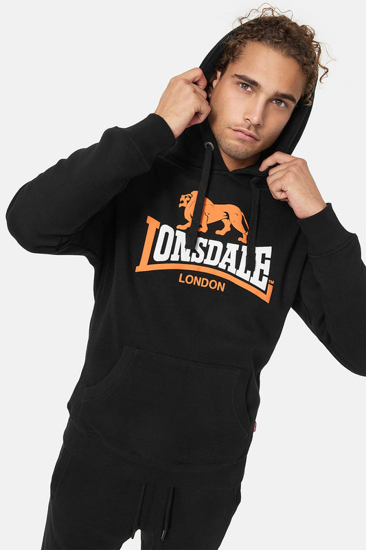 Lonsdale 116030 Thurning Kapuzenpullover Schwarz